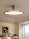 Mingyixuan Japanese-Style Bedroom Full Spectrum Eye Protection Lamp Accessible Luxury Wood Grain Color Creative Round Study Ceiling Funnel Lamp