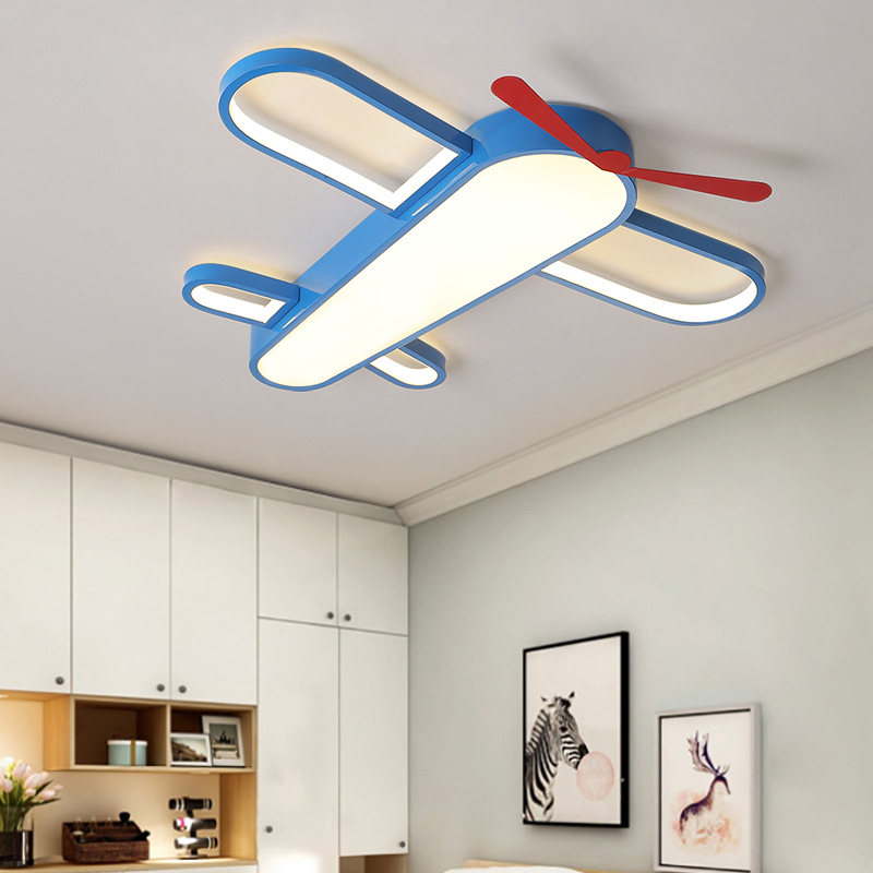 Children's room lamp minimalist Hyundai LED Ceiling Lights Creativity Personality Airplane Bedroom Boy Girl Cartoon Lamps