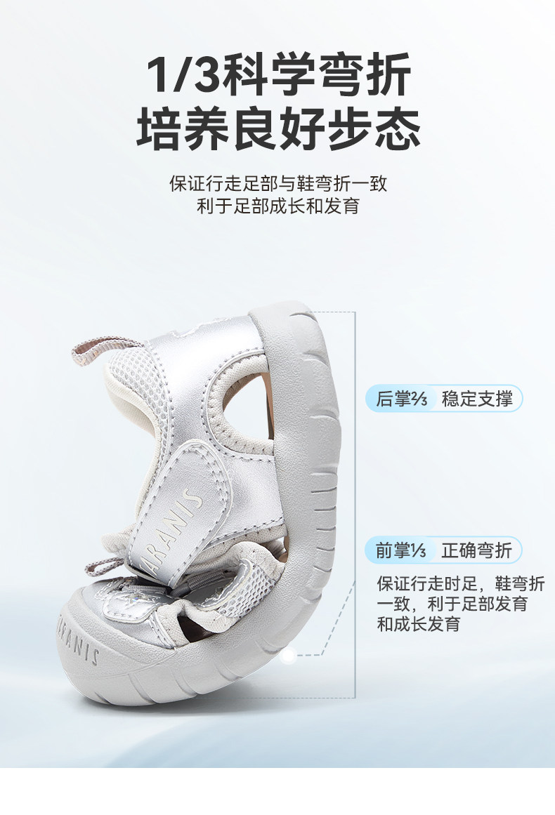 泰兰尼斯童鞋夏季新款沙滩凉鞋男宝宝学步鞋舒适女宝宝涉水鞋子 — 8