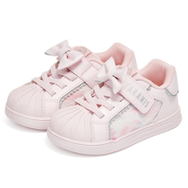 Tyrannis baby girl toddler shoes autumn new childrens shoes anti-kick soft sole shoes girls shell toe functional shoes