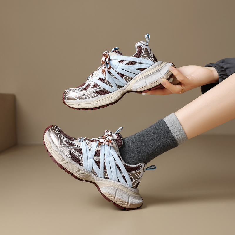 2026 New Paris Dad Shoes for Women, Summer New Model, Mesh Breathable Thick-Soled Height-Increasing Versatile Casual Sports Shoes 2026 New Paris Dad Shoes for Women, Summer New Model, Mesh Breathable Thick-Soled Height-Increasing Versatile Casual Sports Shoes