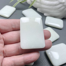 Natural living jade of the same type as the Terracotta Warriors and Horses Shaanxi Xian Lantian Jade Ping An Wu Shi brand pendant for men and women with certificate