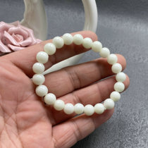 Natural Blue Field Jade Bracelet Terracotta Warriors Living Jade Bracelet White Jade Versatile Womens Bracelet Gift with Appraisal Certificate