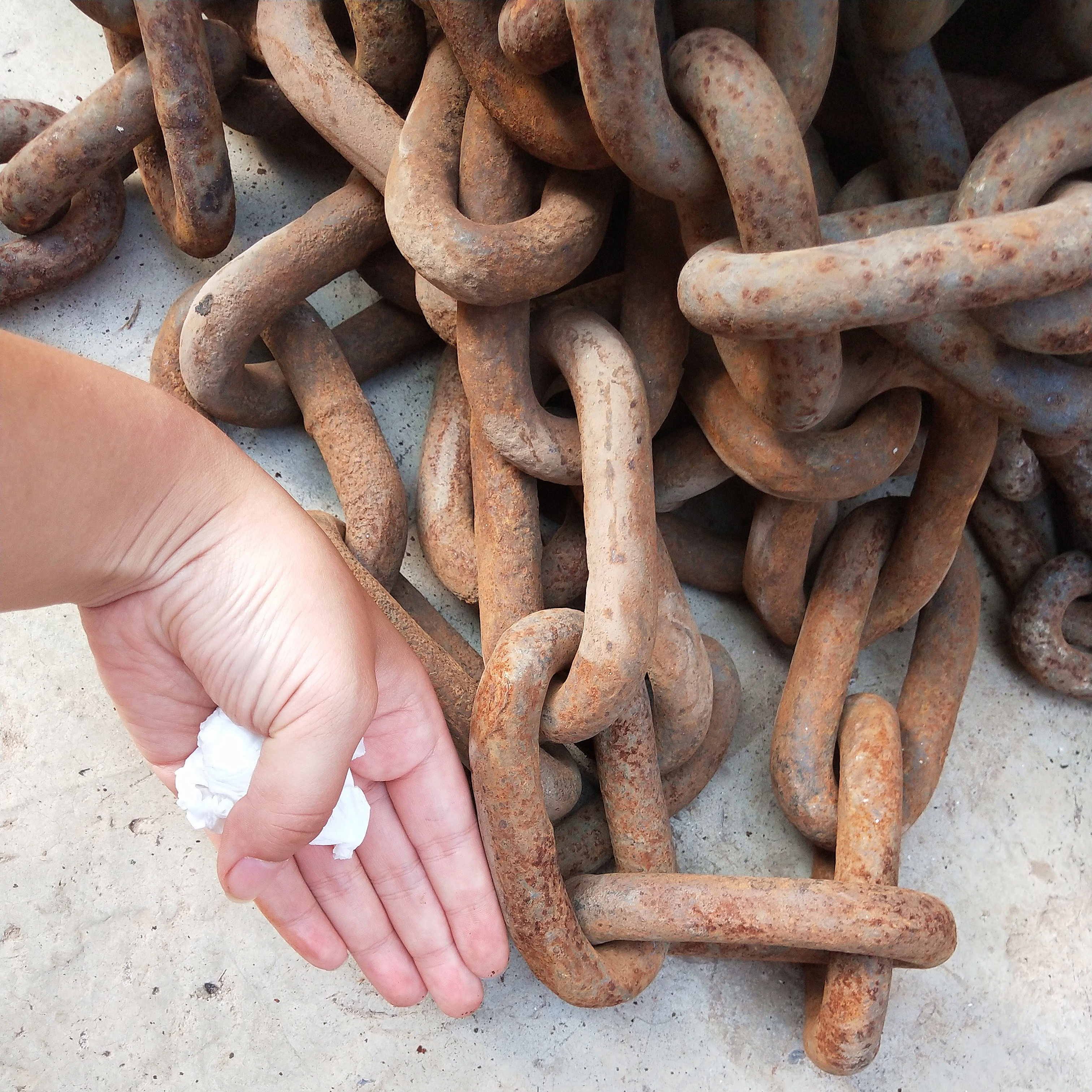 Biter dog training equipment negative weight drag heavy iron necklace with heavy chain iron chain thick iron chain tow heavy tethered dog coarse chain