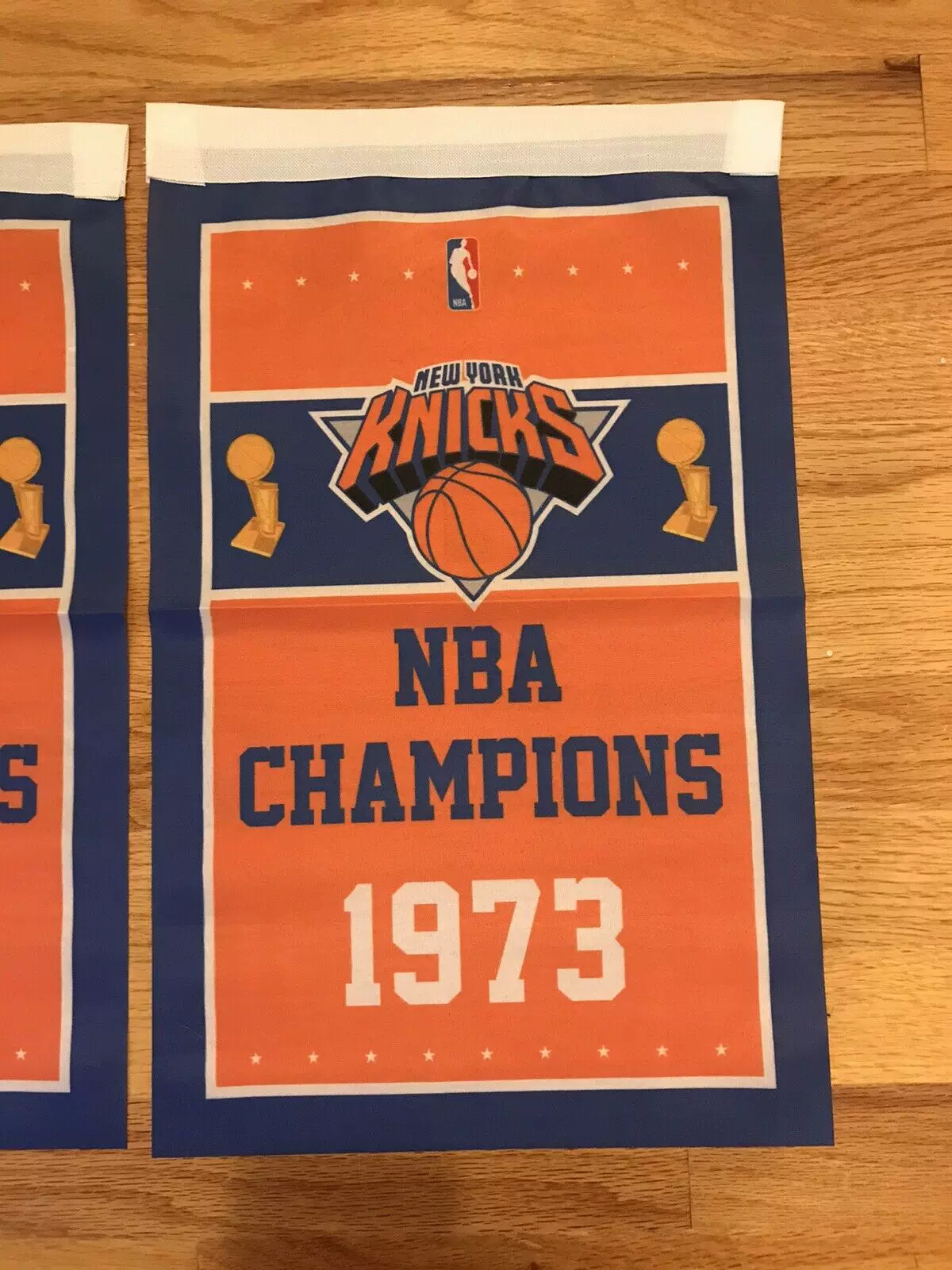 [NBA New York Knicks Flag纽约尼克斯队冠军旗帜球迷会场装饰海报]