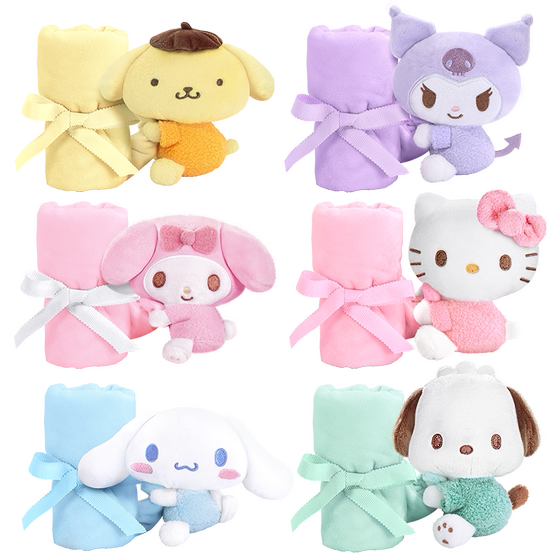 
Aobei hellokitty comforting doll scarf newborn babies can bite Abebei big eared dog to sleep