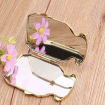Cartoon mirror cute small mirror overlay double-sided portable makeup mirror