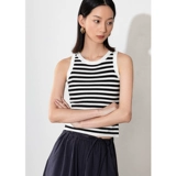 Майка топ, приталенное трикотажное базовое белье для повседневной носки без рукавов