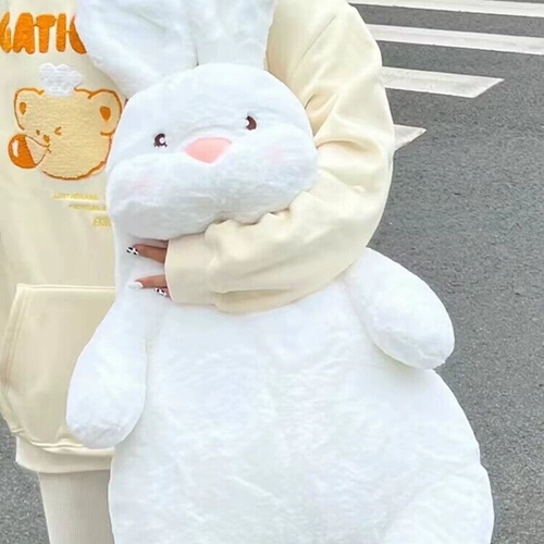 Милая подушка, плюшевый кролик, игрушка, тряпичная кукла для сна, белый кролик, подарок на день рождения