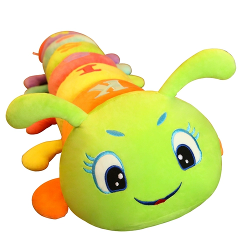 Плюшевая игрушка для сна, подушка, тряпичная кукла, гусеница