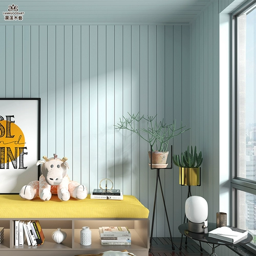 Ланси крытый сплошной деревянный балкон Потолок наружная анти -коррозия деревянная стенка