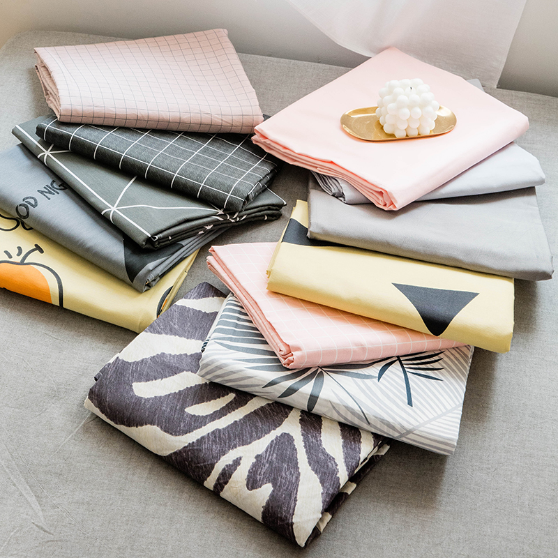 Bed Sheet Single Piece Pure Cotton Double Quilt single student Dormitory Single Bed Quilt bed Inwind full cotton cloth 1 5 m 1 8m bed