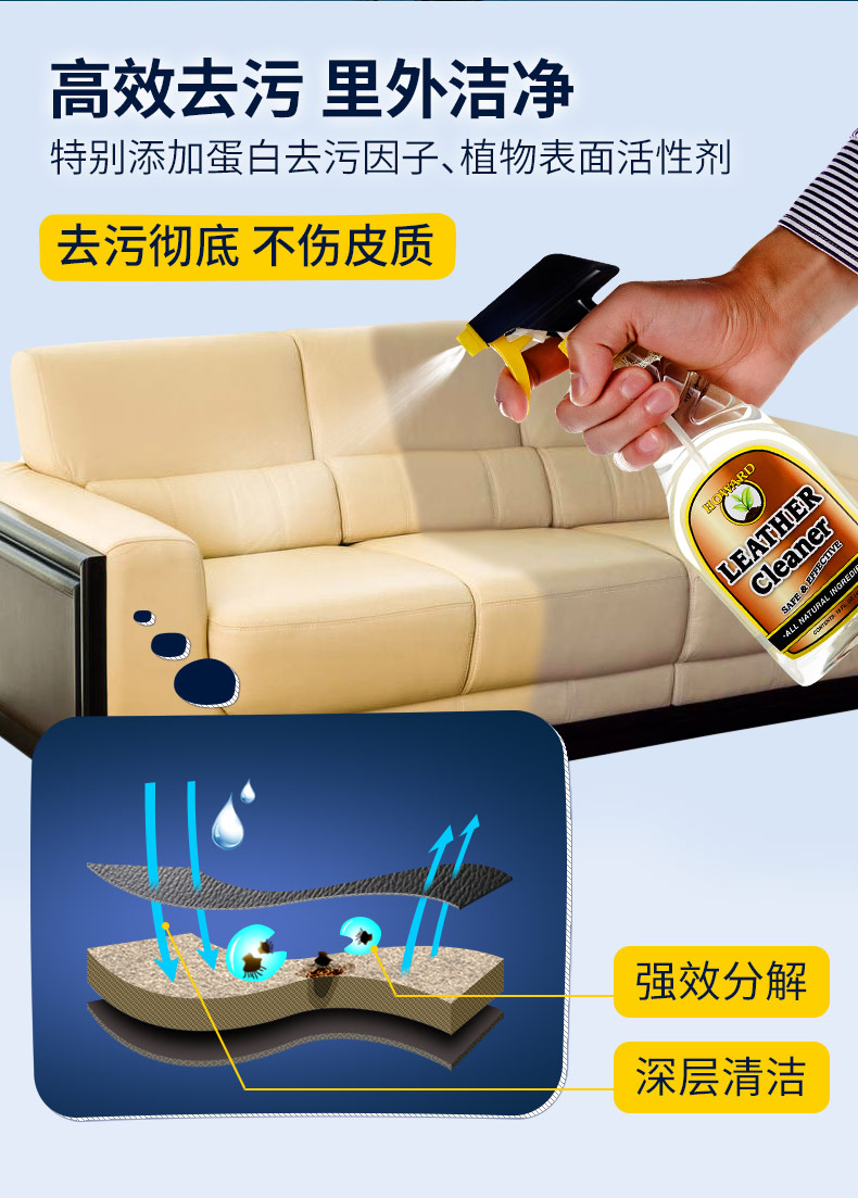 chất dưỡng áo da Hoa Kỳ HOWARD chất tẩy da ghế sofa da thuộc da - Nội thất / Chăm sóc da 	xi đánh giày dạng nước