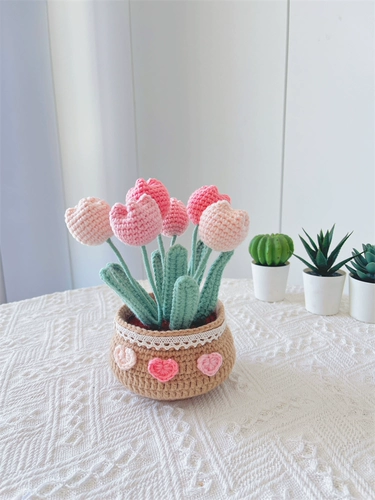 Сквоительный шерстяной букет ручной работы ручной работы