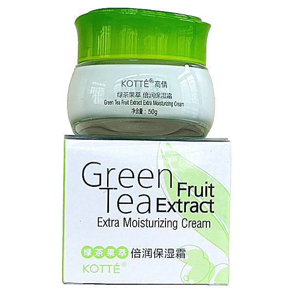 包邮正品 高倩绿茶果萃倍润保湿霜50g