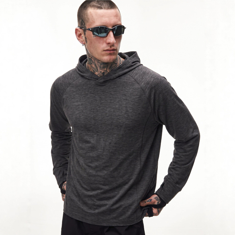 Zhonglushi Lightweight Running Hoodie 2026 Autumn New Outdoor Sports Moisture-Absorbing Quick-Drying Hooded Sweatshirt for Men and Women