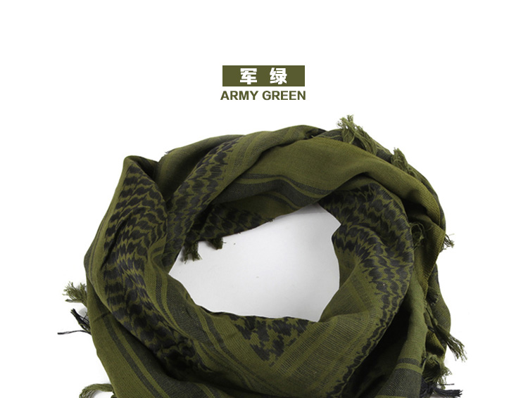 51783 quân đội ngoài trời fan Arab khăn dày bông của nam giới chiến thuật khăn vuông khăn choàng loạt các khăn nữ cổ áo khăn trùm đầu ninja đi phượt