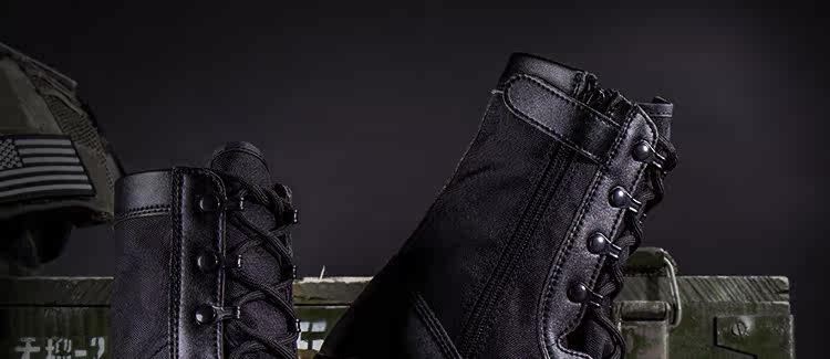 Boots militaires pour homme - respirant - Ref 1399352 Image 44