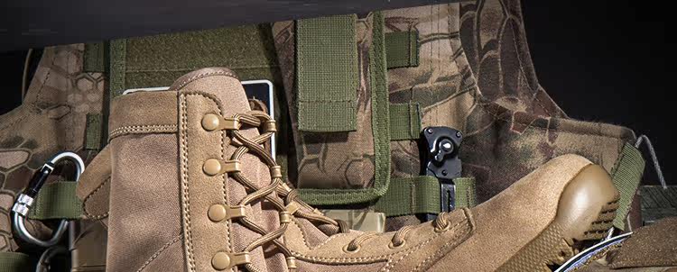 Boots militaires pour homme - respirant - Ref 1399352 Image 39