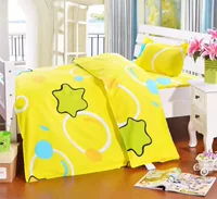 Nursery chăn bông ba mảnh giường bông trẻ em giường ngủ giường Liu Jiantao bông bé - Bộ đồ giường trẻ em 	ra giường cho bé