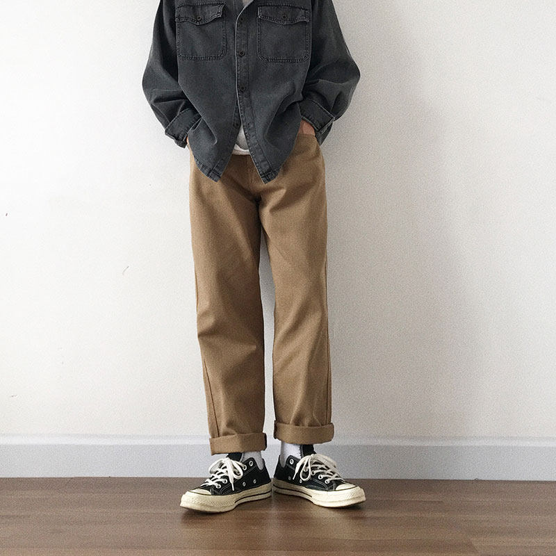 youyian day series vintage jeans harbor taste cityboy loose straight drum pants high street style wear hitch