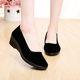 Authentic old Beijing cloth shoes women's shoes soft sole non-slip work shoes black square mouth dance shoes hotel commuting