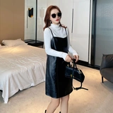 Демисезонный топ без лямок, модное сексуальное платье, полиуретановая юбка, популярно в интернете, 2020, в западном стиле