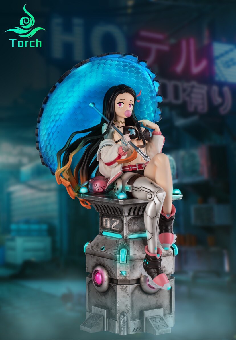 Juwantang GK Torch Studio Cyber ​​Project Second Bullet-Kaomen Midouzi Limited Model Statue