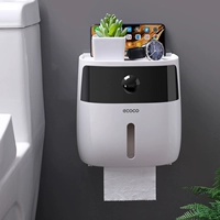 Двойной наполовину половину -транспрозрачный черный+белый