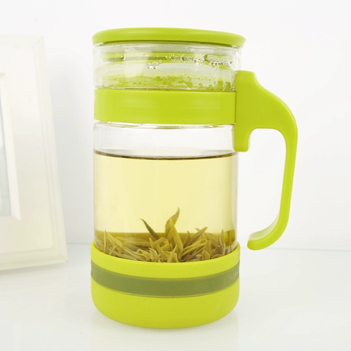 茶花 Стеклянный креативный нескользящий портативный фильтр, чай