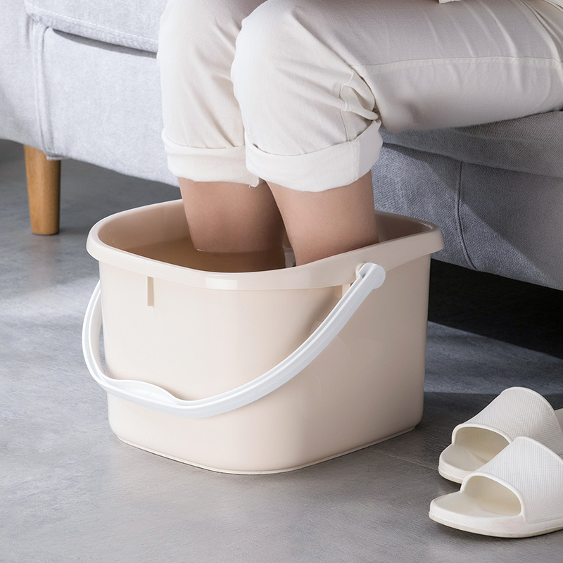 Tea flower massage Bubble Foot Barrel Plastic footbath barrel High-thickness washable foot tub Foot Bath Tub foot bath tub Bath Tub