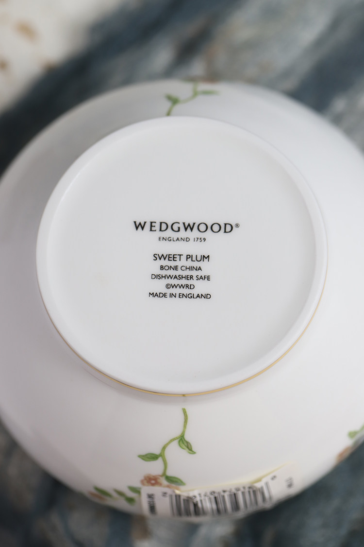 Сейчас в наличии великобритания подлинный Wedgwood Sweet Plum сладкий ягода костяной фарфор кофе Оборудование сахарное бак банка 