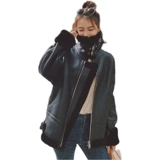 Демисезонная бархатная куртка, в корейском стиле, увеличенная толщина, большой размер