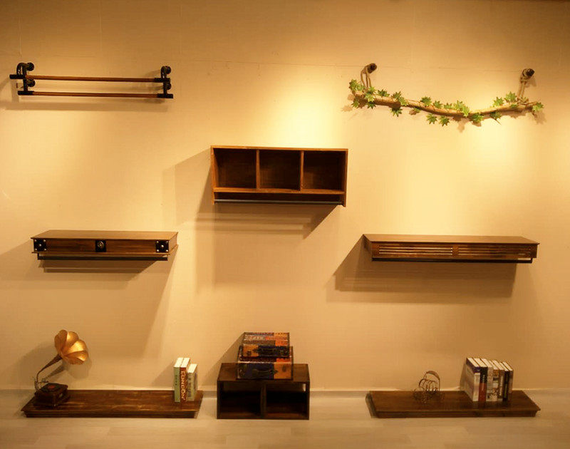 Clothing Shop Show Shelves Modern Simplicity About Wall Hanging Children's Clothes Shop Shelves Combined Clothing Shop Branches Tree Vines Are Hanging
