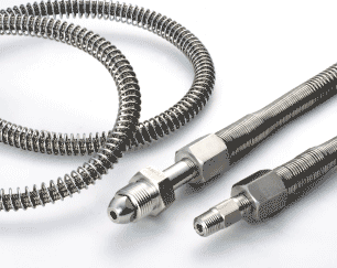 316 high-pressure hose pressure reducer steel bottle connecting pipe 1 4NPT internal thread laboratory airways engineering