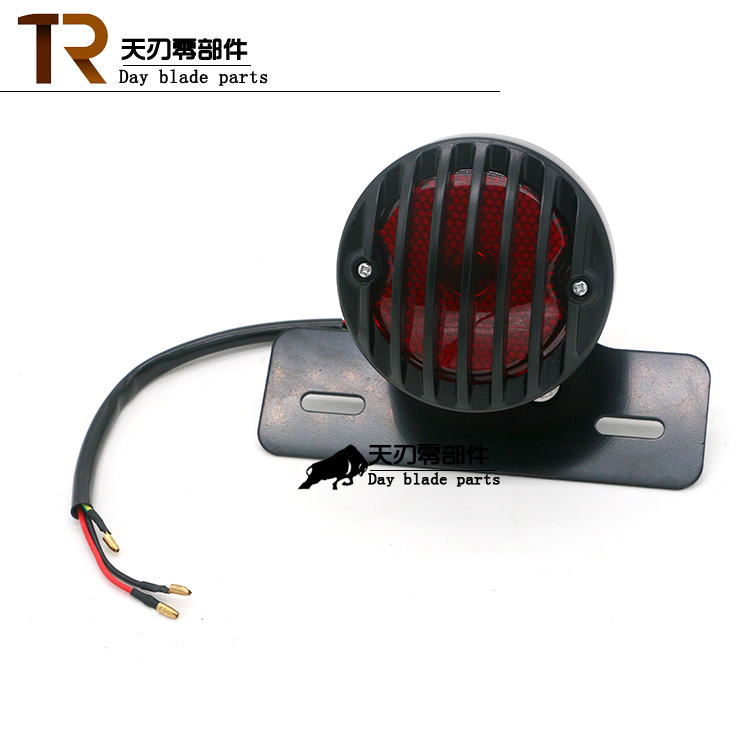 CG125 xe máy được sửa đổi đèn hậu retro khỉ khỉ lights đèn phanh sau khi biển số đèn hậu - Đèn xe máy đèn led bi cầu mini xe máy