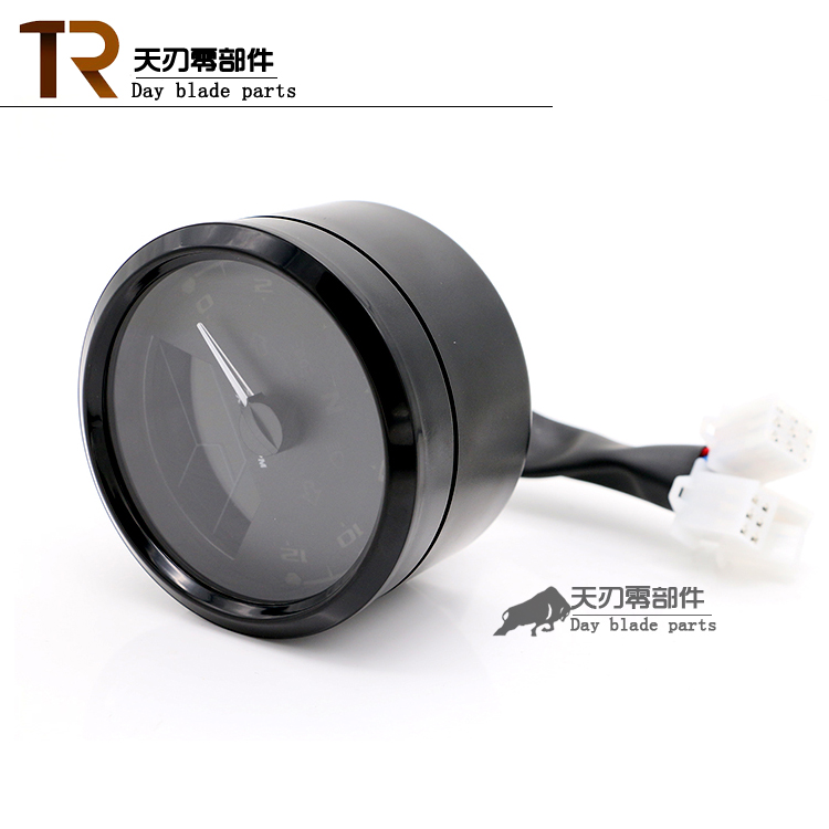 Dụng cụ xe máy retro sửa đổi đồng hồ đo tốc độ CG125 đồng hồ đo tốc độ dầu instrument LCD led cụ đồng hồ điện tử xe wave