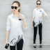Áo xuân 2019 mới áo sơ mi nữ dài tay hoang dã mỏng dài không đều trái tim máy thiết kế ý nghĩa áo sơ mi trắng áo sơ mi nữ cổ trụ Áo sơ mi dài tay