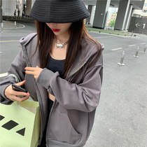 Sports coat 2021 new female spring and autumn students Korean version of loose ins tide autumn and winter Joker casual coat women