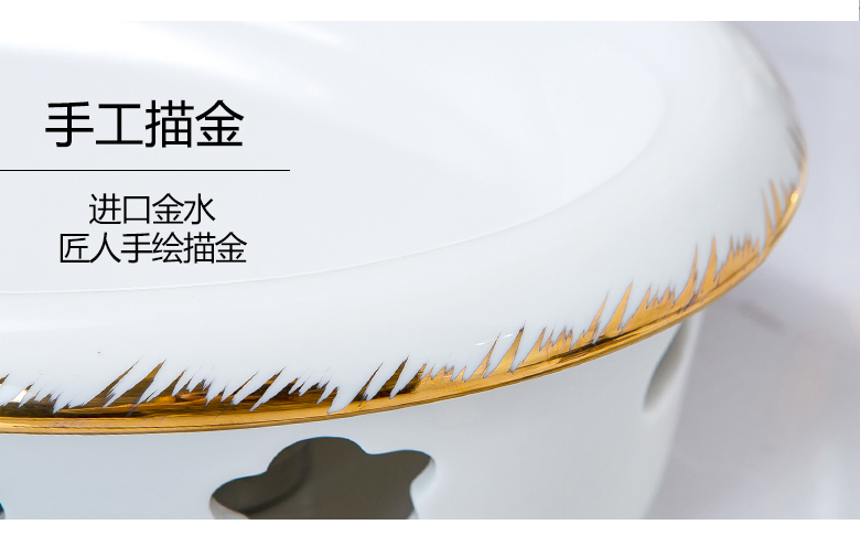BeiYu bee based heat insulation 0 fish dish do the ceramic pot alcohol hotel tableware may just spend the furnace