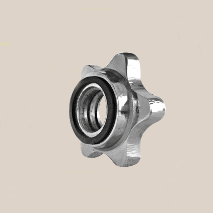 Plated nut screw cap dumbbell non-slip nut clamping head 25mm dumbbell barbell bar Universal