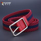 TUCANO/Woodpecker Men's Canvas Pin Buckle Belt Woven Belt Casual Versatile Pants Belt Breathable Elastic Belt