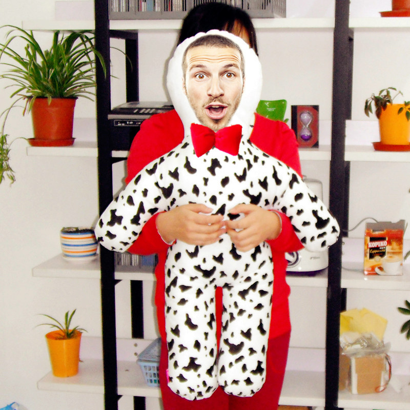 Diy pillow custom photo humanoid pillow Cow doll female 520 Valentine's Day gift custom-made real doll