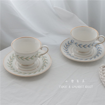 ins Infuge vintage vintage afternoon tea cup coffee cup Phnom Penh leaf cup suit vintage American style French style