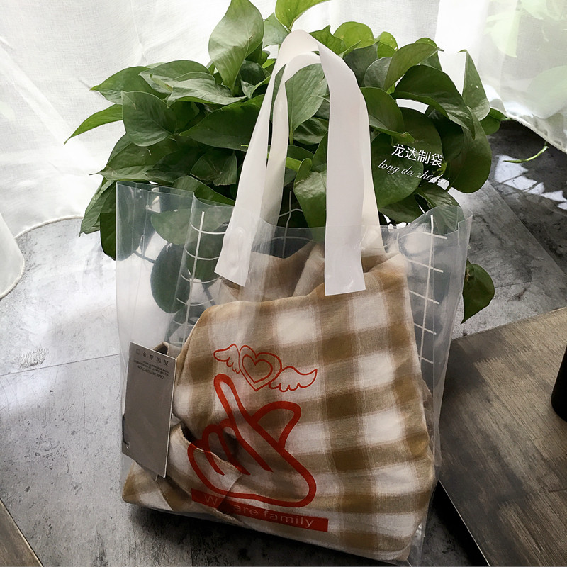 Handling Transparent Clothing Children's Clothing Gift Cosmetics Universal Bag Baking Series Packed Bags Hand Plastic Bags