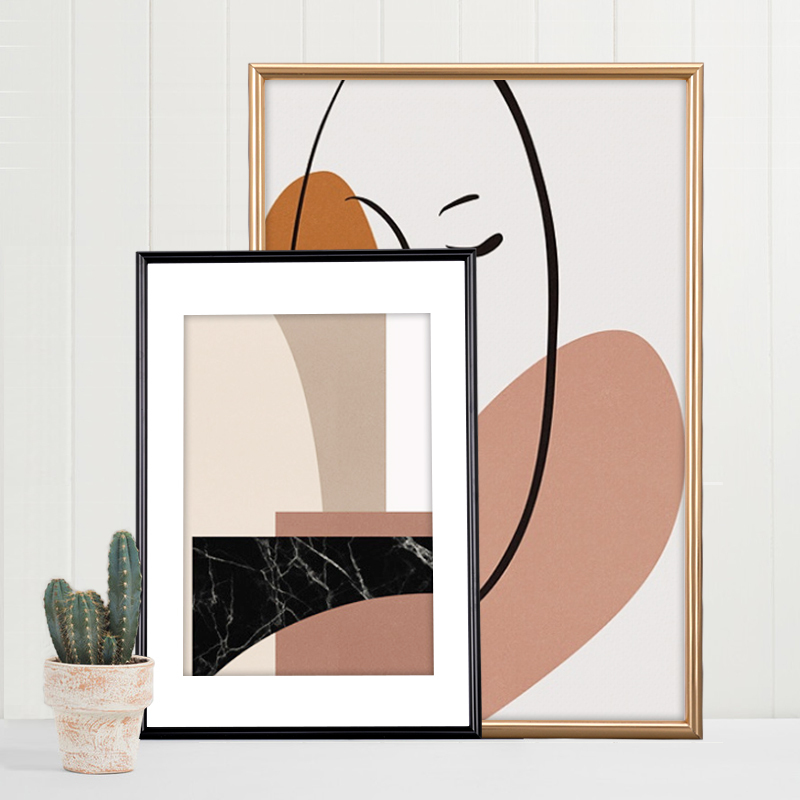 Aluminum Alloy Advertising Poster Elevator Frame A1A2A3A4B5B4K Mirror Frame System Frame License Certificate Photo Frame Wall Hanging