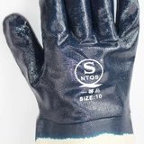 Большой маслянистые нефтяные перчатки Ding Qing Glue Anty -Skid Canvas Полный клей Стахора