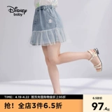 Дисней, джинсовая летняя одежда, мини-юбка, модная летняя юбка на девочку, детская одежда, в западном стиле