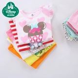 Дисней, детская летняя летняя одежда, жилет подходит для мужчин и женщин, детские спортивные штаны, короткий рукав