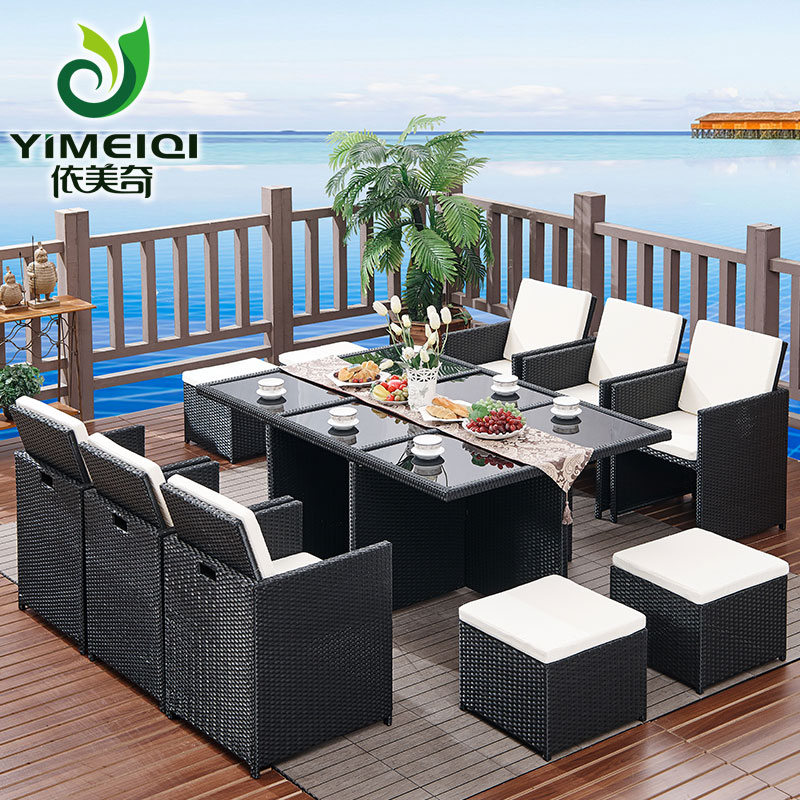 yimeiqi cafe bar balcony courtyard garden wicker chair indoor